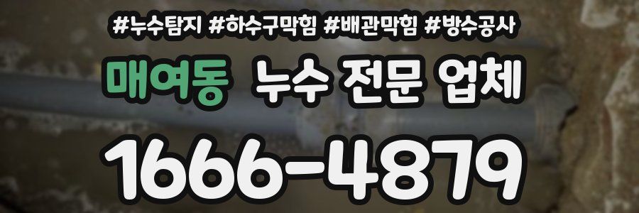 매여동 누수 전문 업체