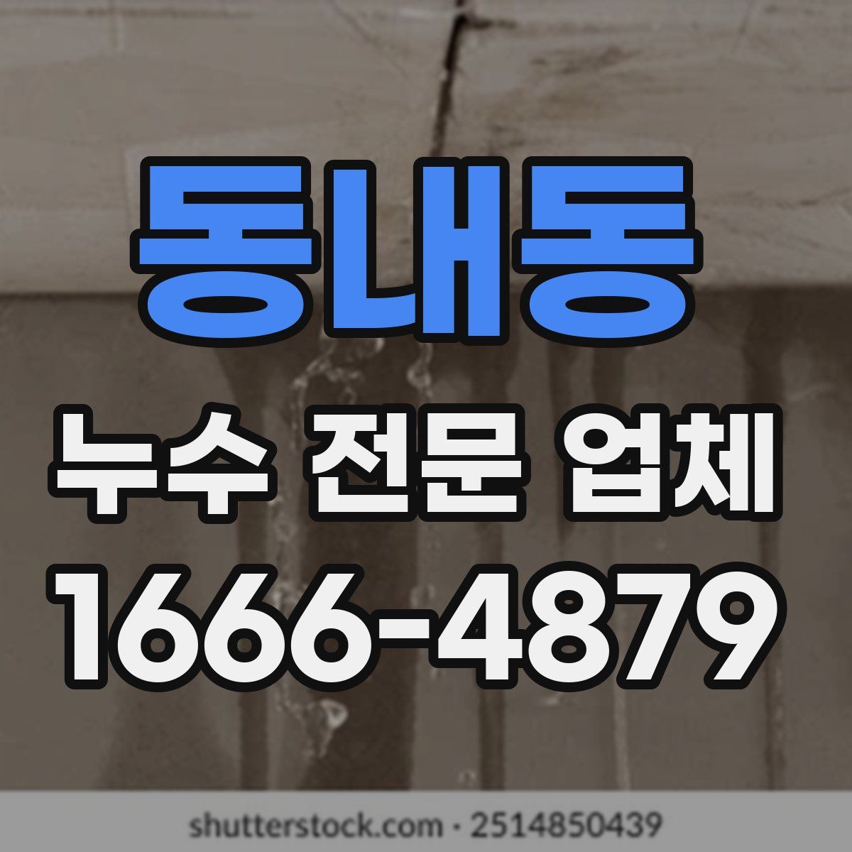 동내동 누수 전문 업체