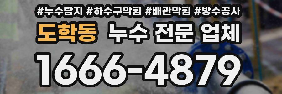 도학동 누수 전문 업체