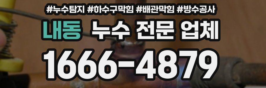 내동 누수 전문 업체