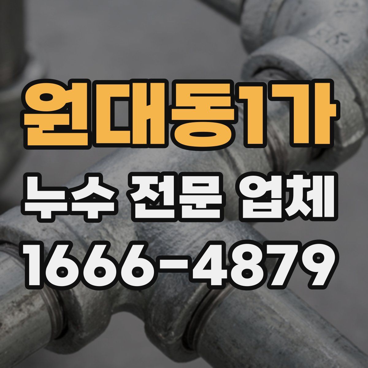 원대동1가 누수 전문 업체