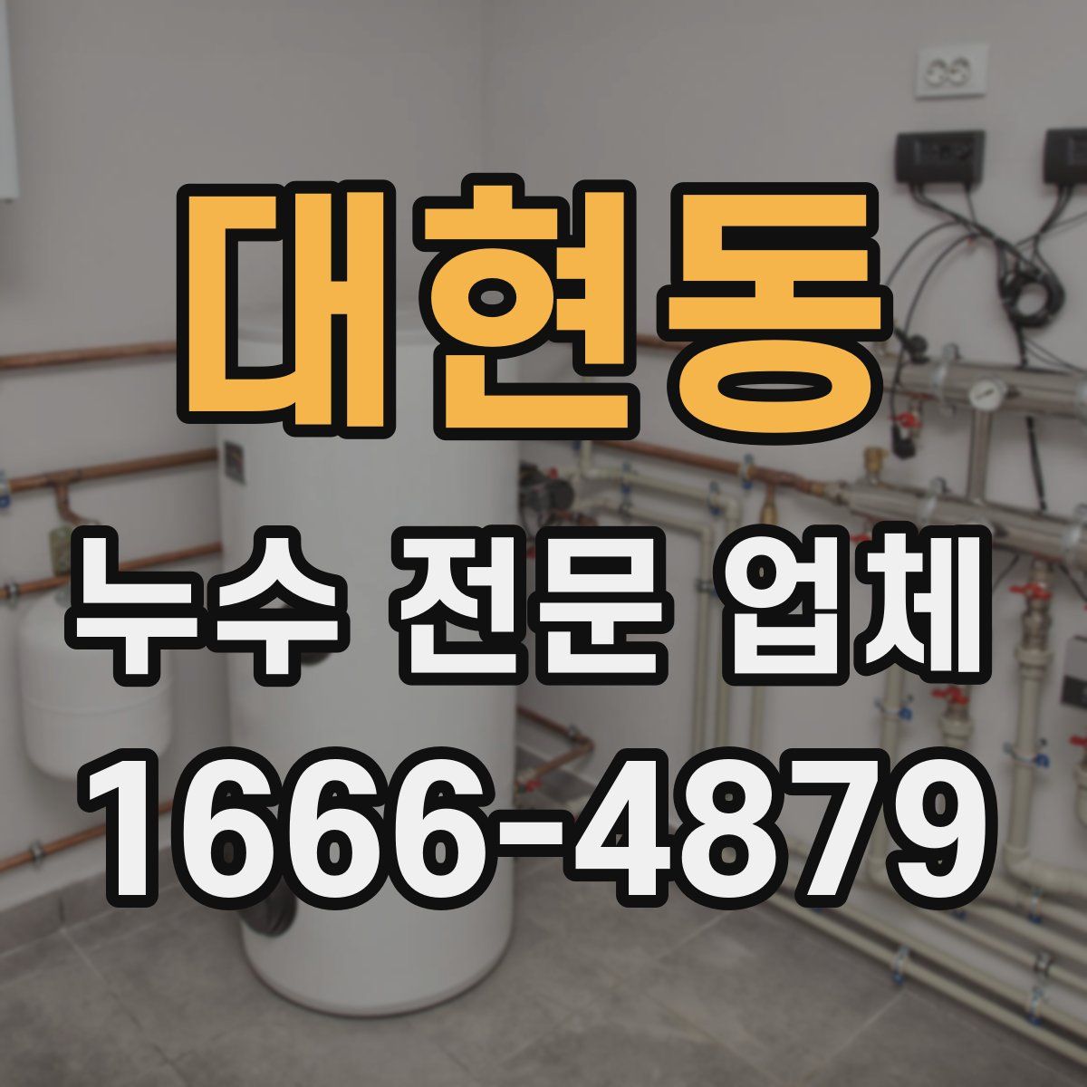 대현동 누수 전문 업체