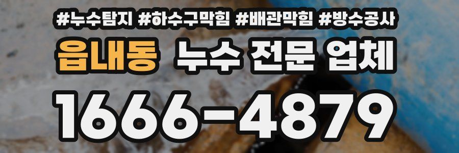 읍내동 누수 전문 업체