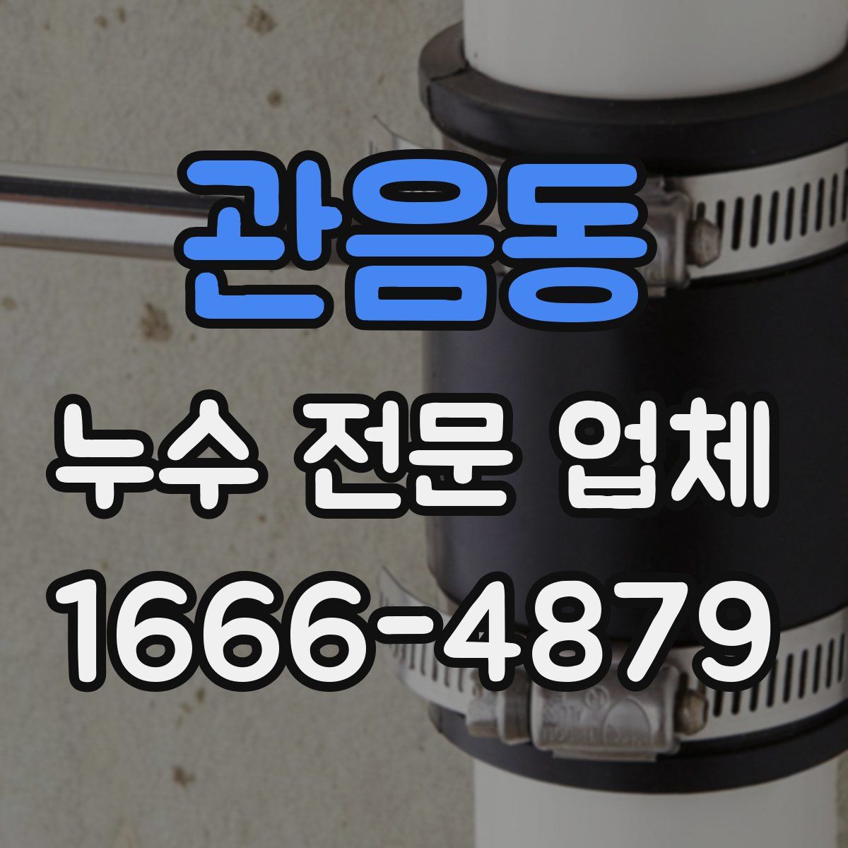 관음동 누수 전문 업체