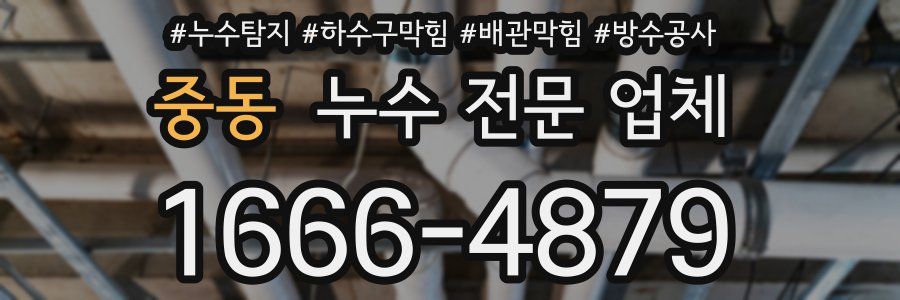 중동 누수 전문 업체