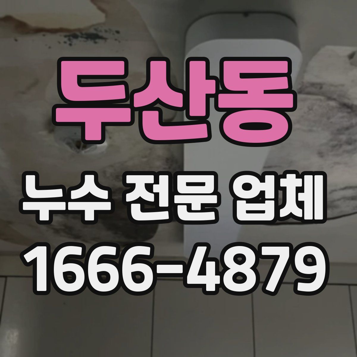 두산동 누수 전문 업체