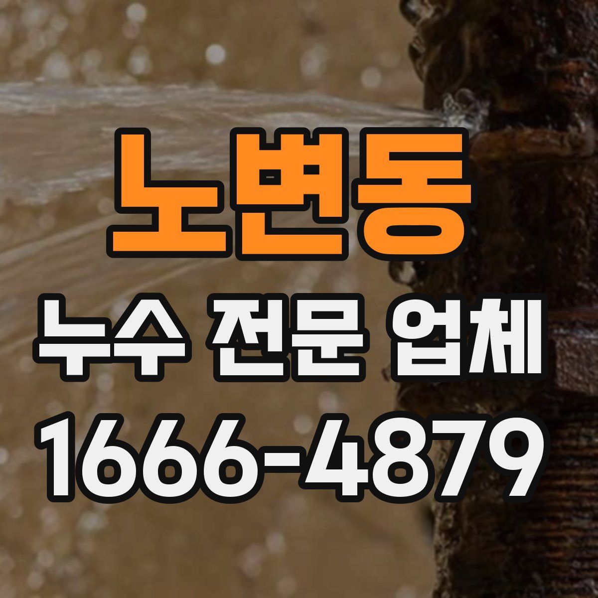 노변동 누수 전문 업체