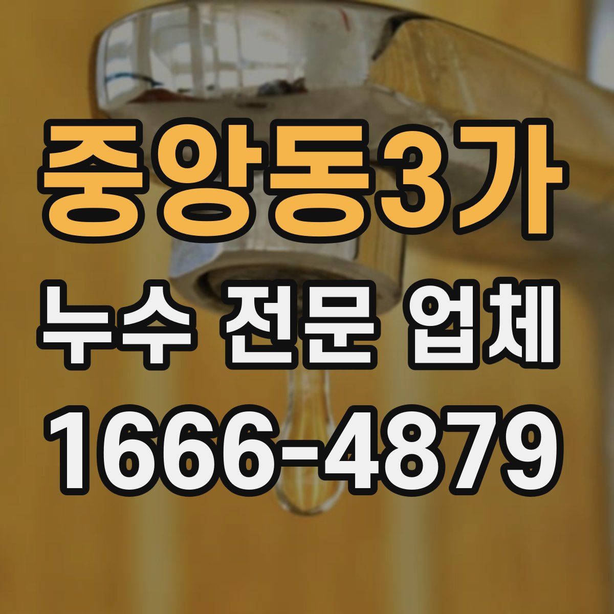 중앙동3가 누수 전문 업체
