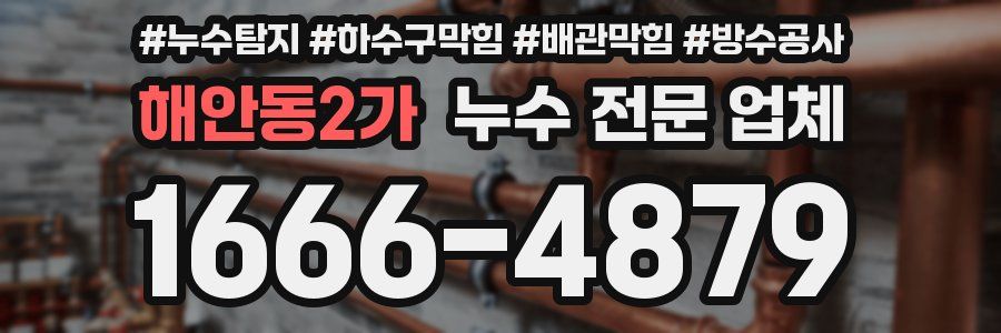 해안동2가 누수 전문 업체