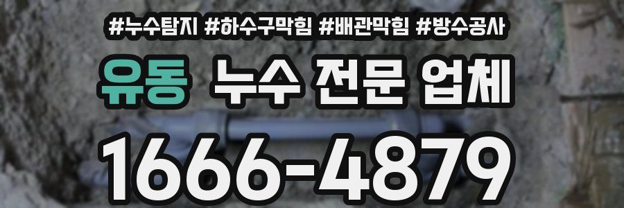 유동 누수 전문 업체