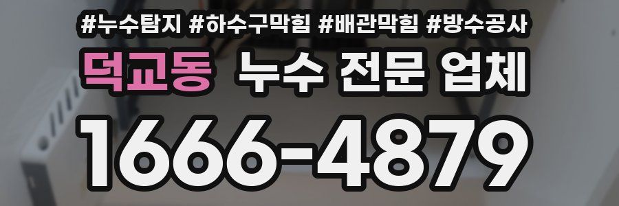 덕교동 누수 전문 업체