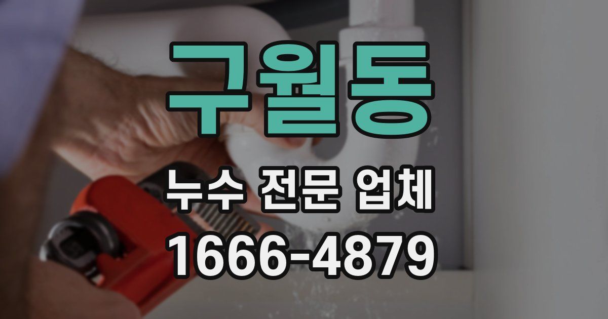 구월동 누수 전문 업체