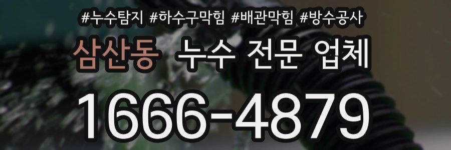 삼산동 누수 전문 업체