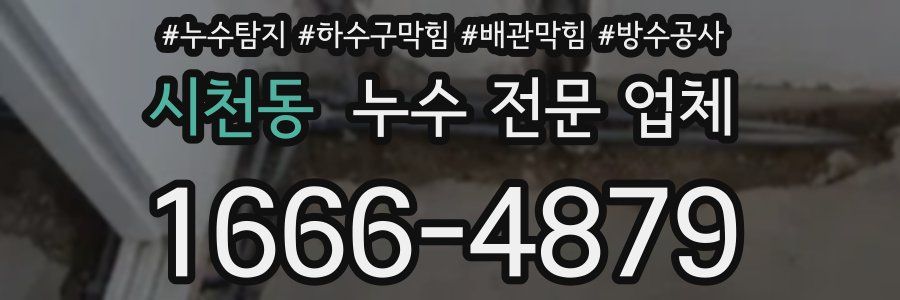 시천동 누수 전문 업체