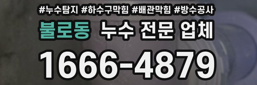 불로동 누수 전문 업체