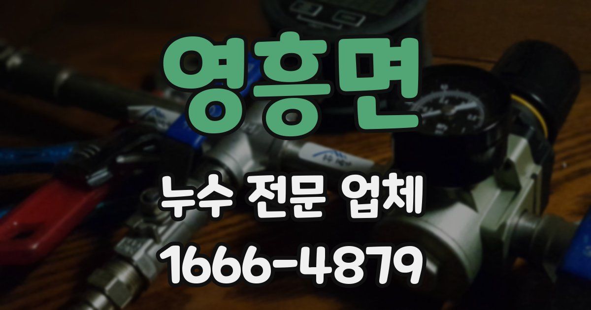 영흥면 누수 전문 업체
