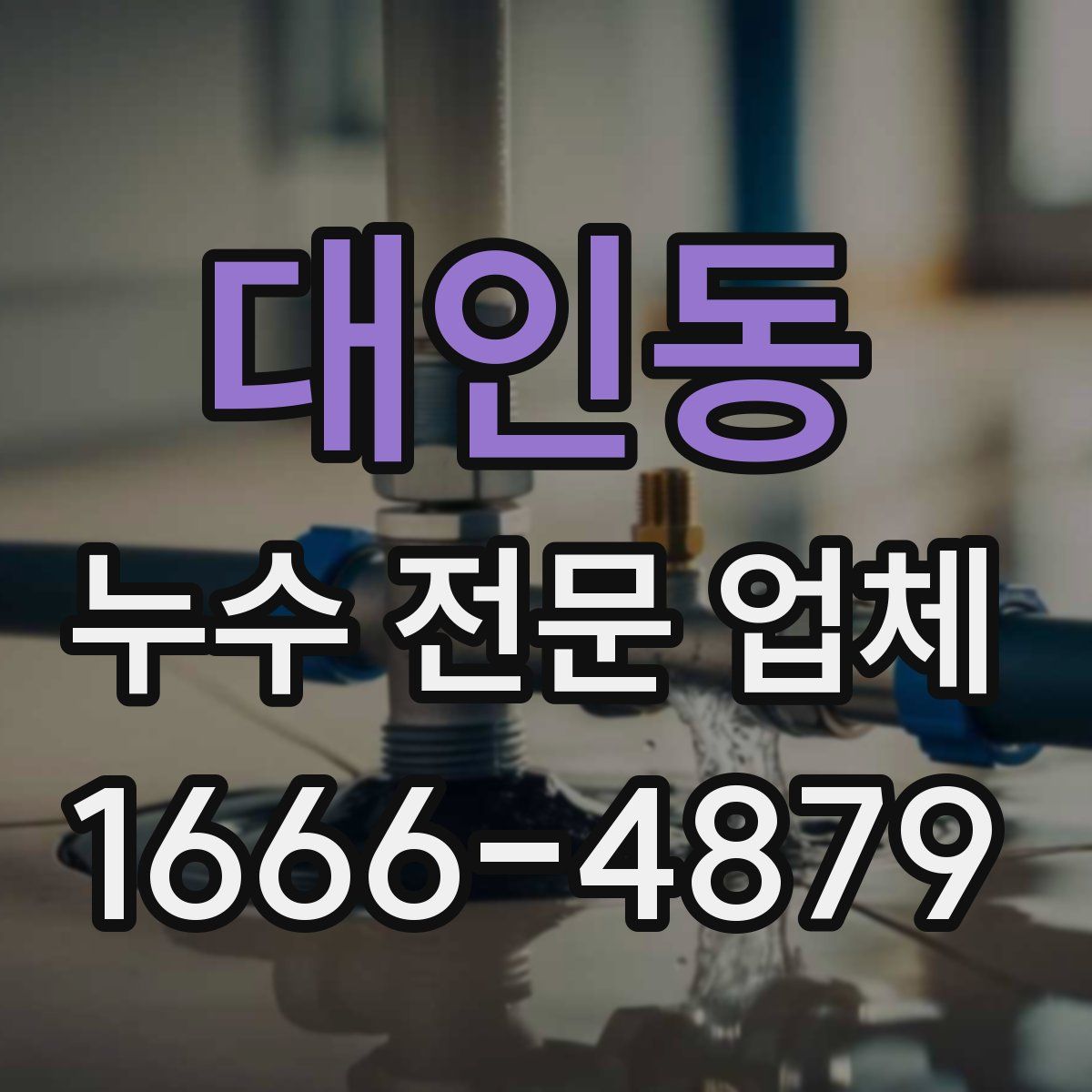 대인동 누수 전문 업체