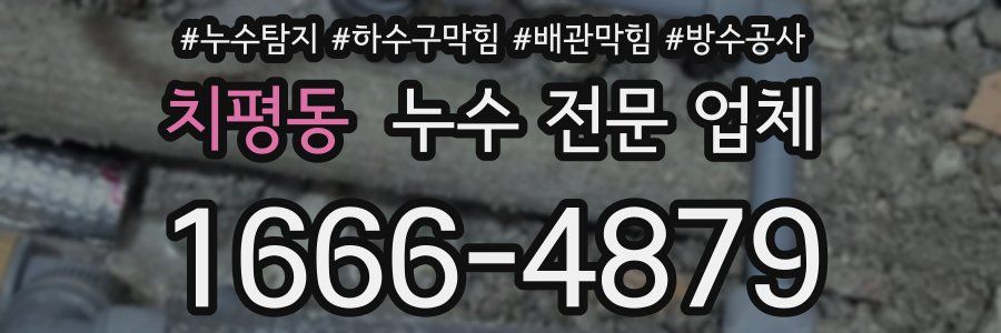 치평동 누수 전문 업체