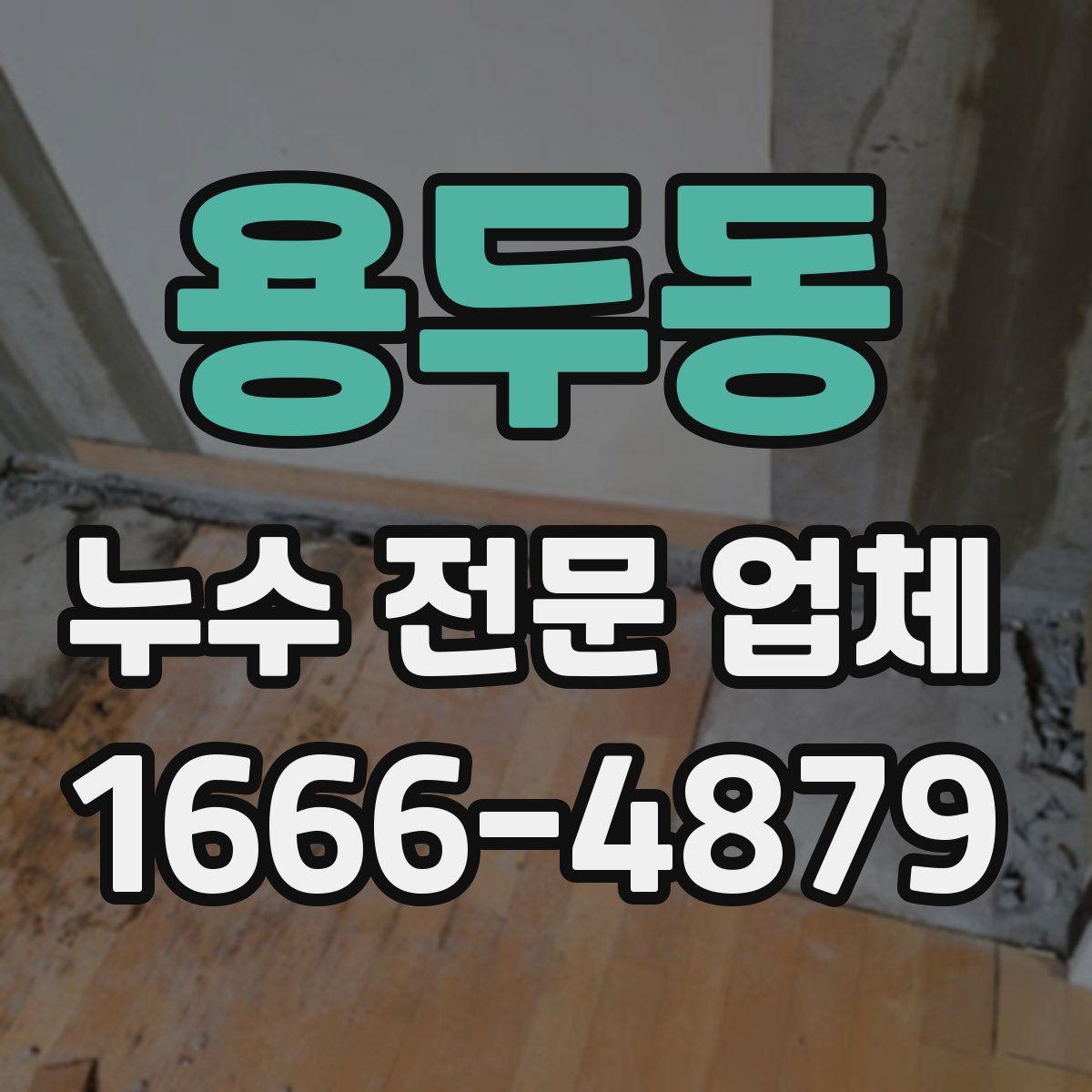 용두동 누수 전문 업체