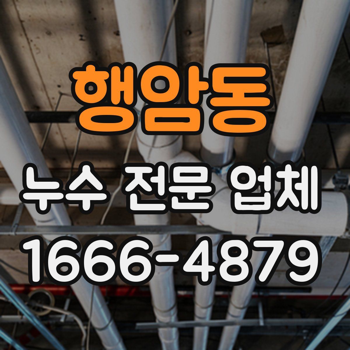 행암동 누수 전문 업체