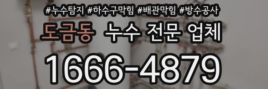 도금동 누수 전문 업체