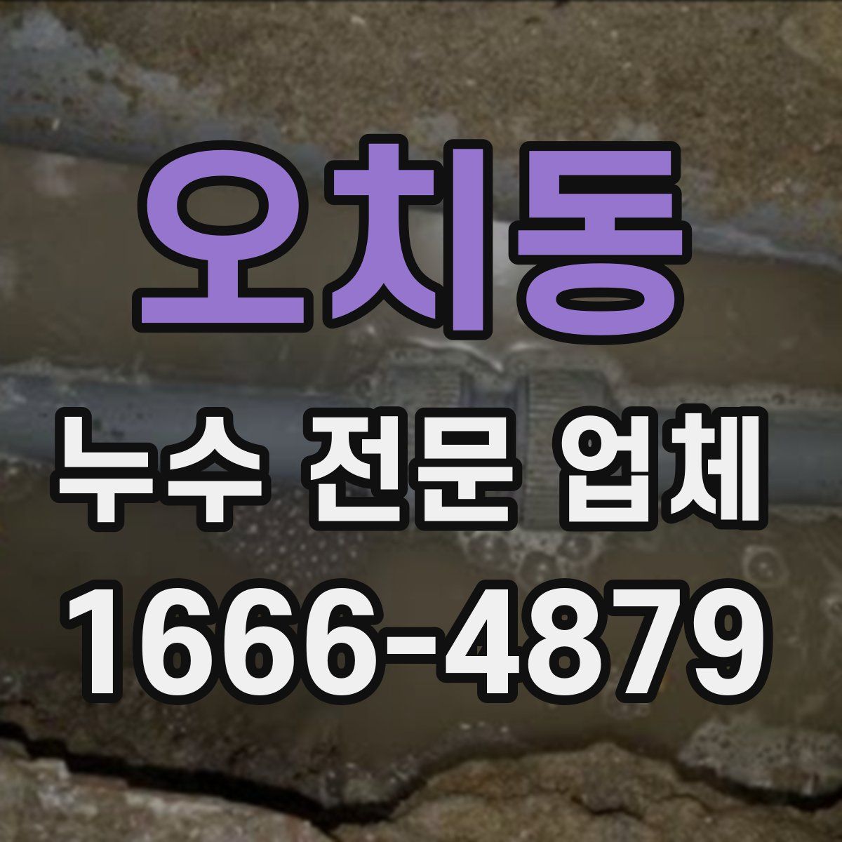 오치동 누수 전문 업체