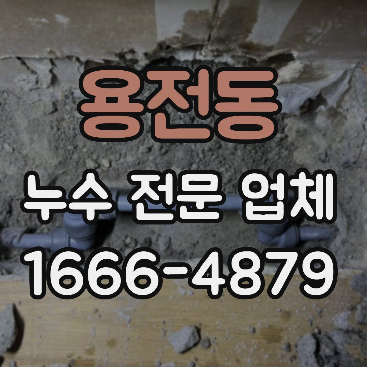 용전동 누수 전문 업체