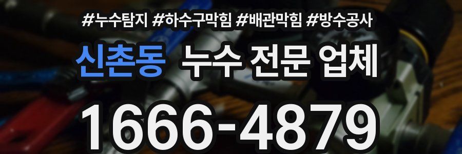 신촌동 누수 전문 업체