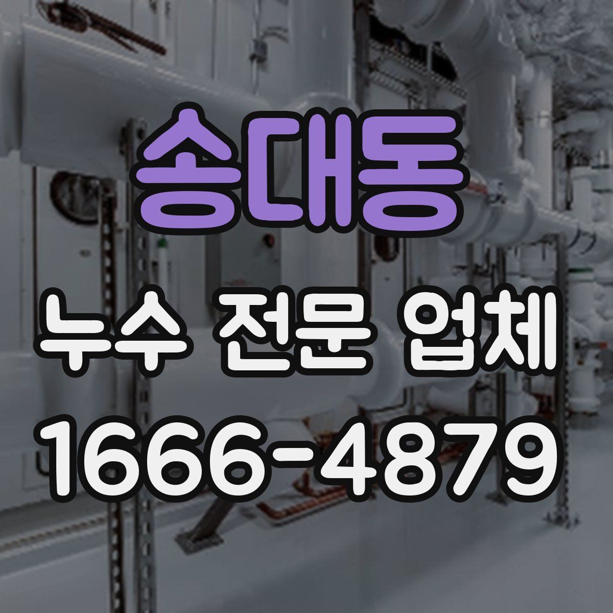송대동 누수 전문 업체