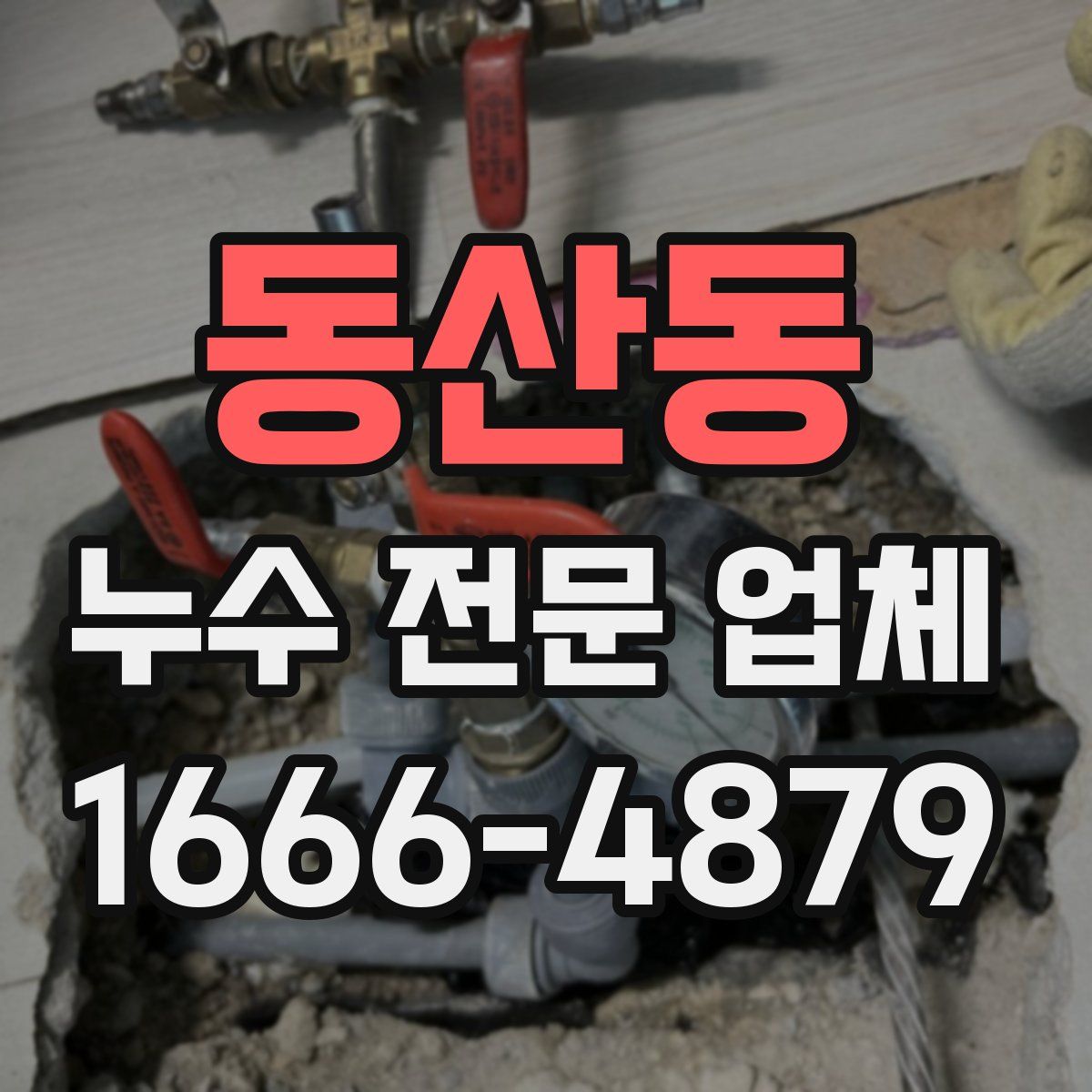 동산동 누수 전문 업체