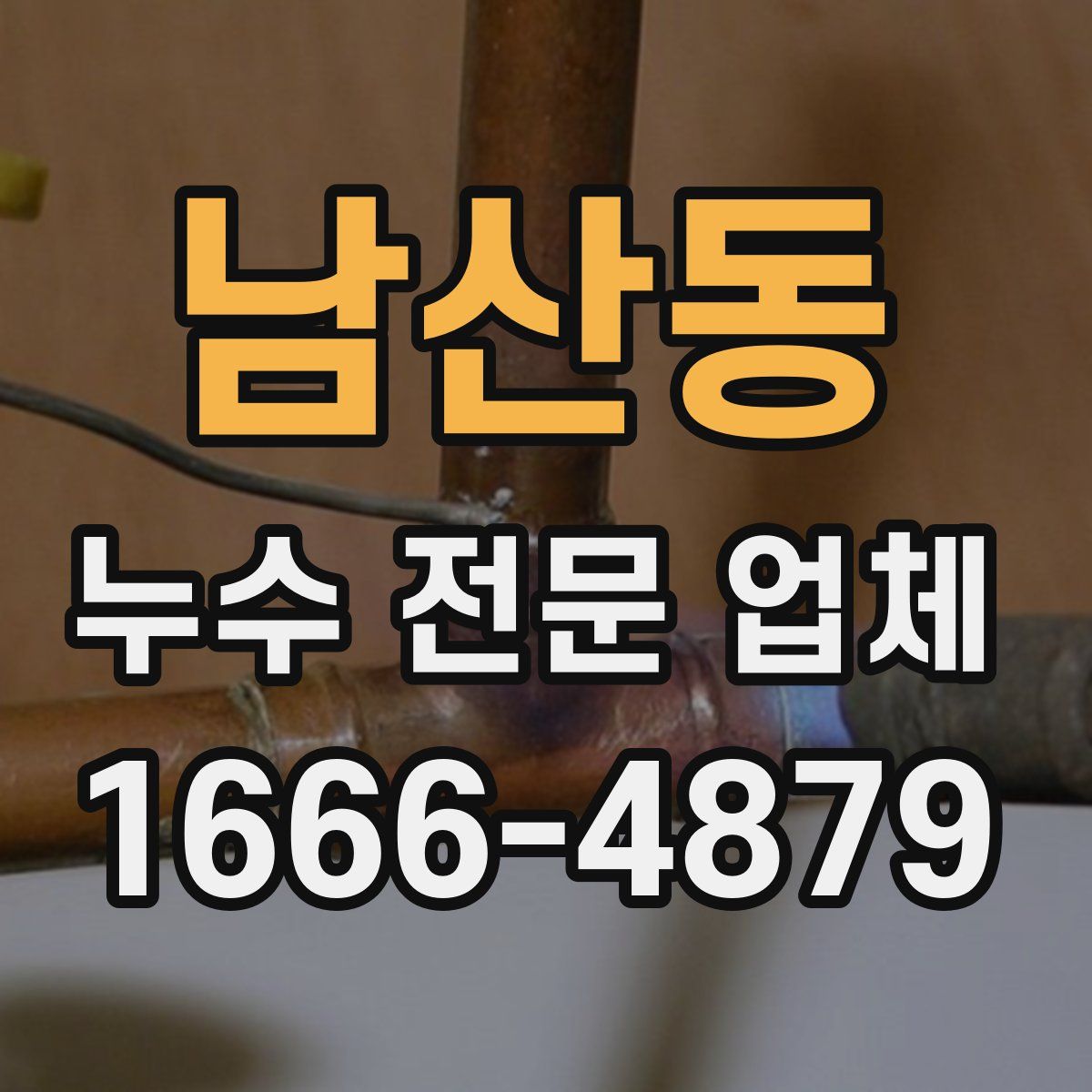 남산동 누수 전문 업체