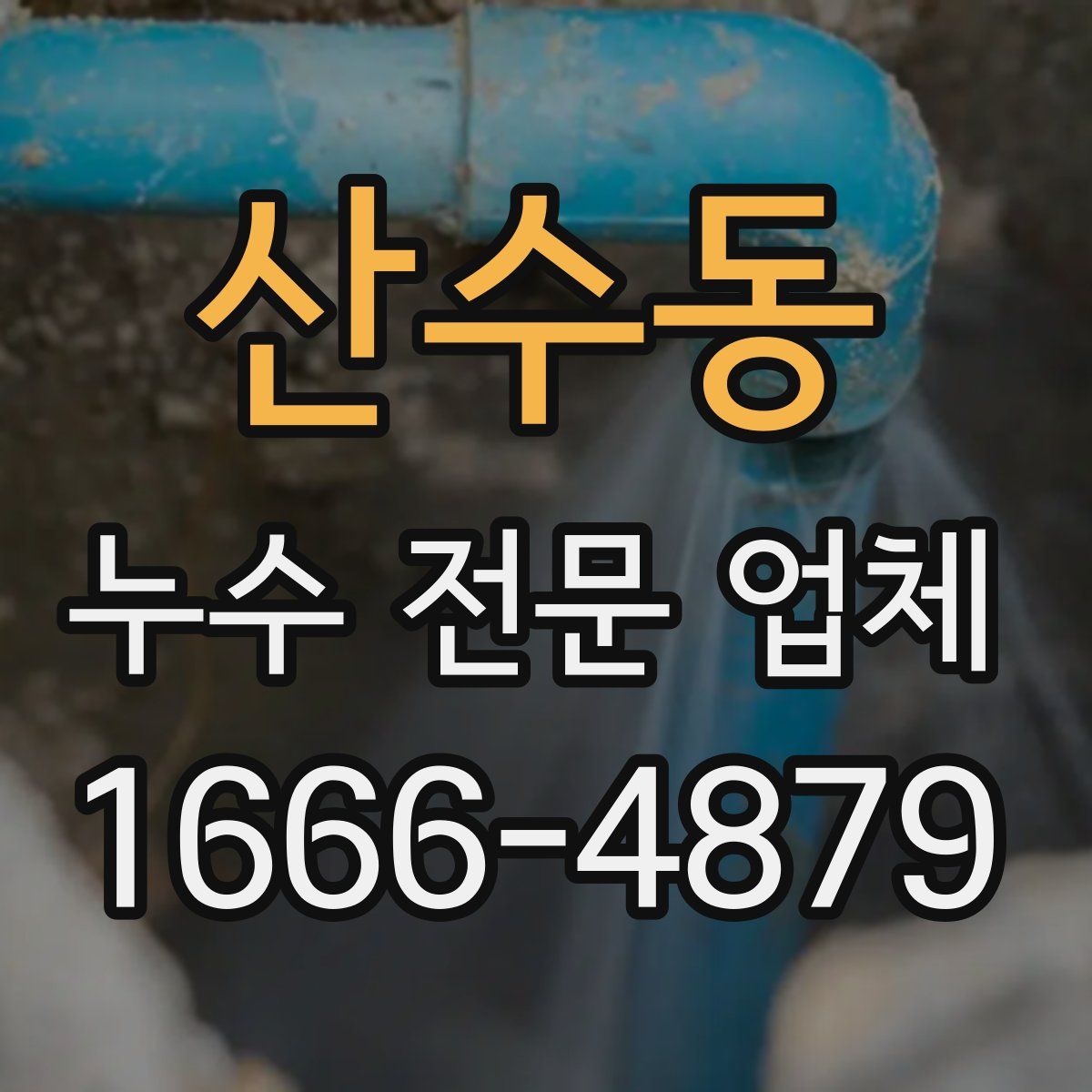 산수동 누수 전문 업체