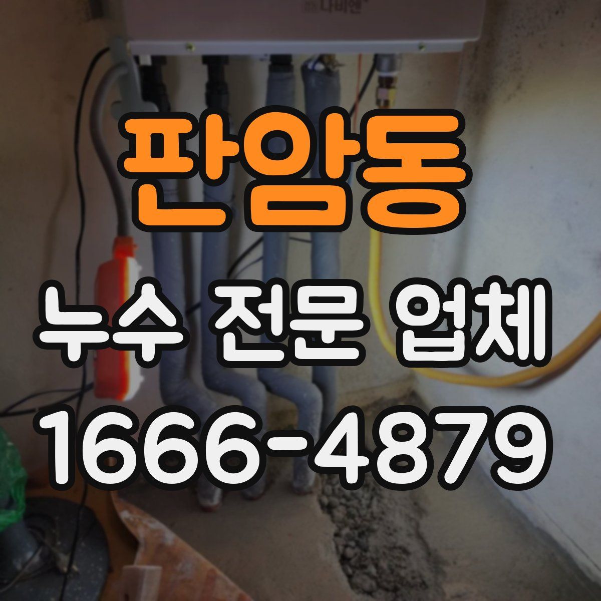 판암동 누수 전문 업체