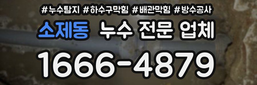 소제동 누수 전문 업체