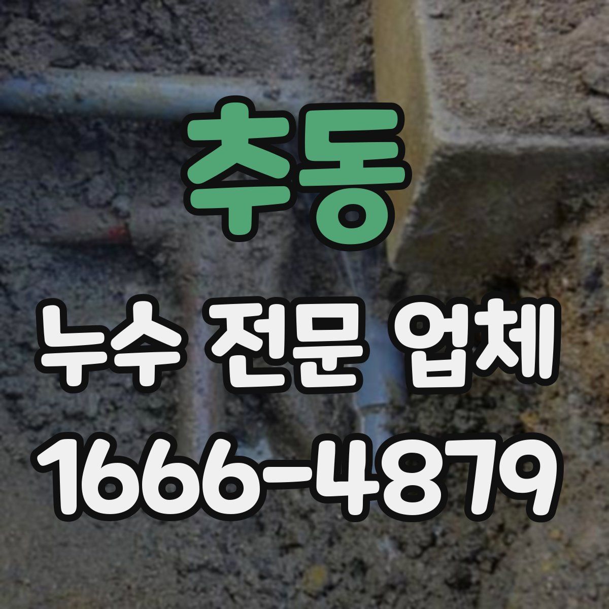 추동 누수 전문 업체