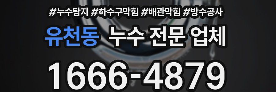 유천동 누수 전문 업체