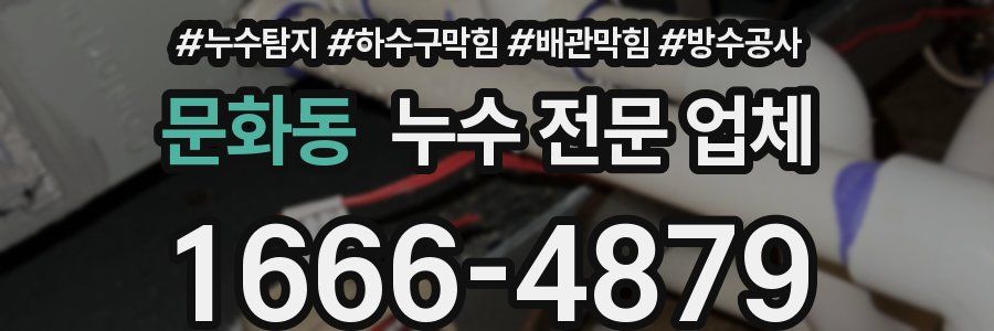 문화동 누수 전문 업체