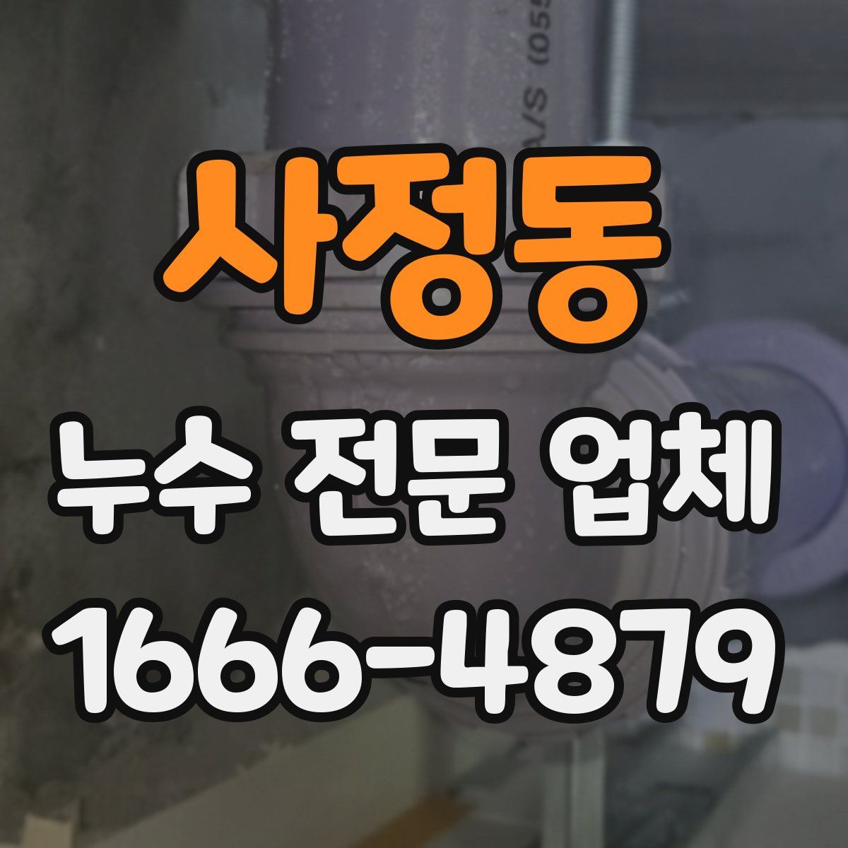 사정동 누수 전문 업체