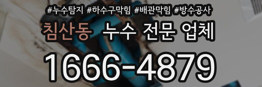 침산동 누수 전문 업체