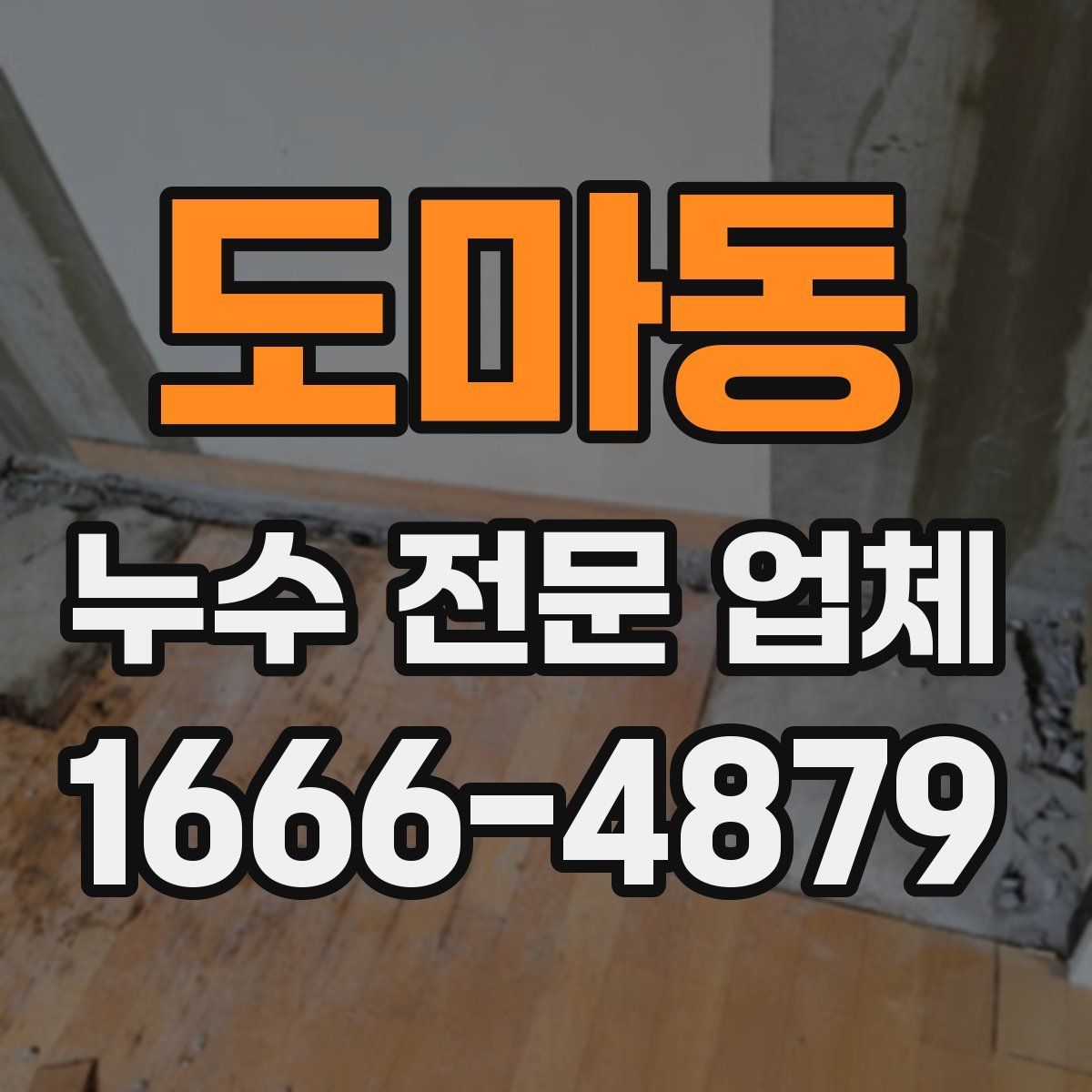 도마동 누수 전문 업체