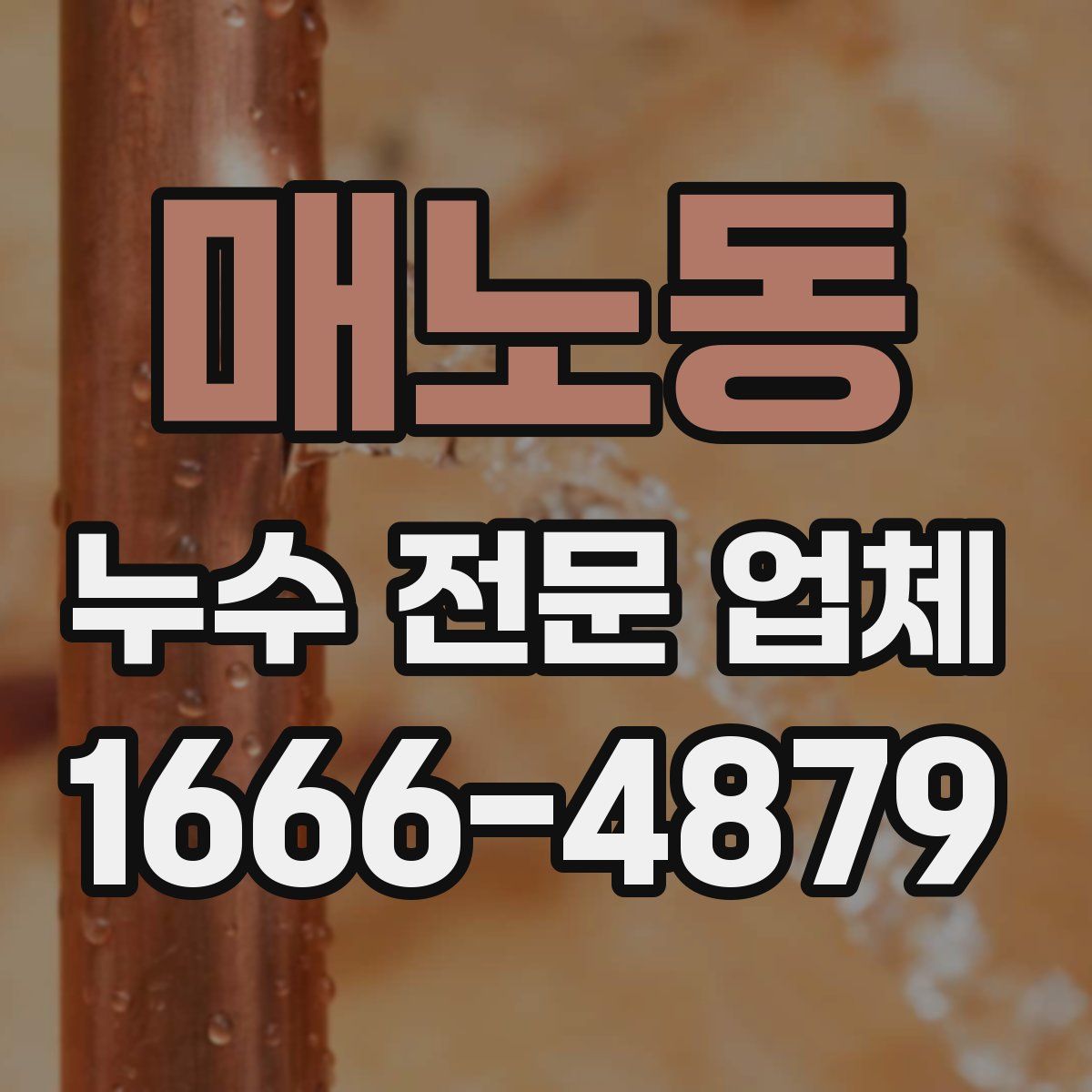 매노동 누수 전문 업체
