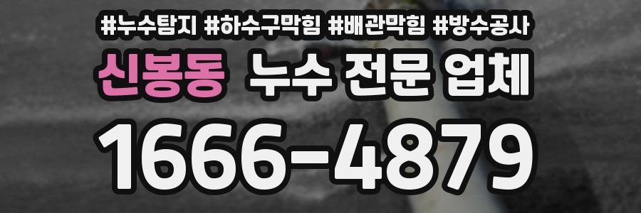 신봉동 누수 전문 업체