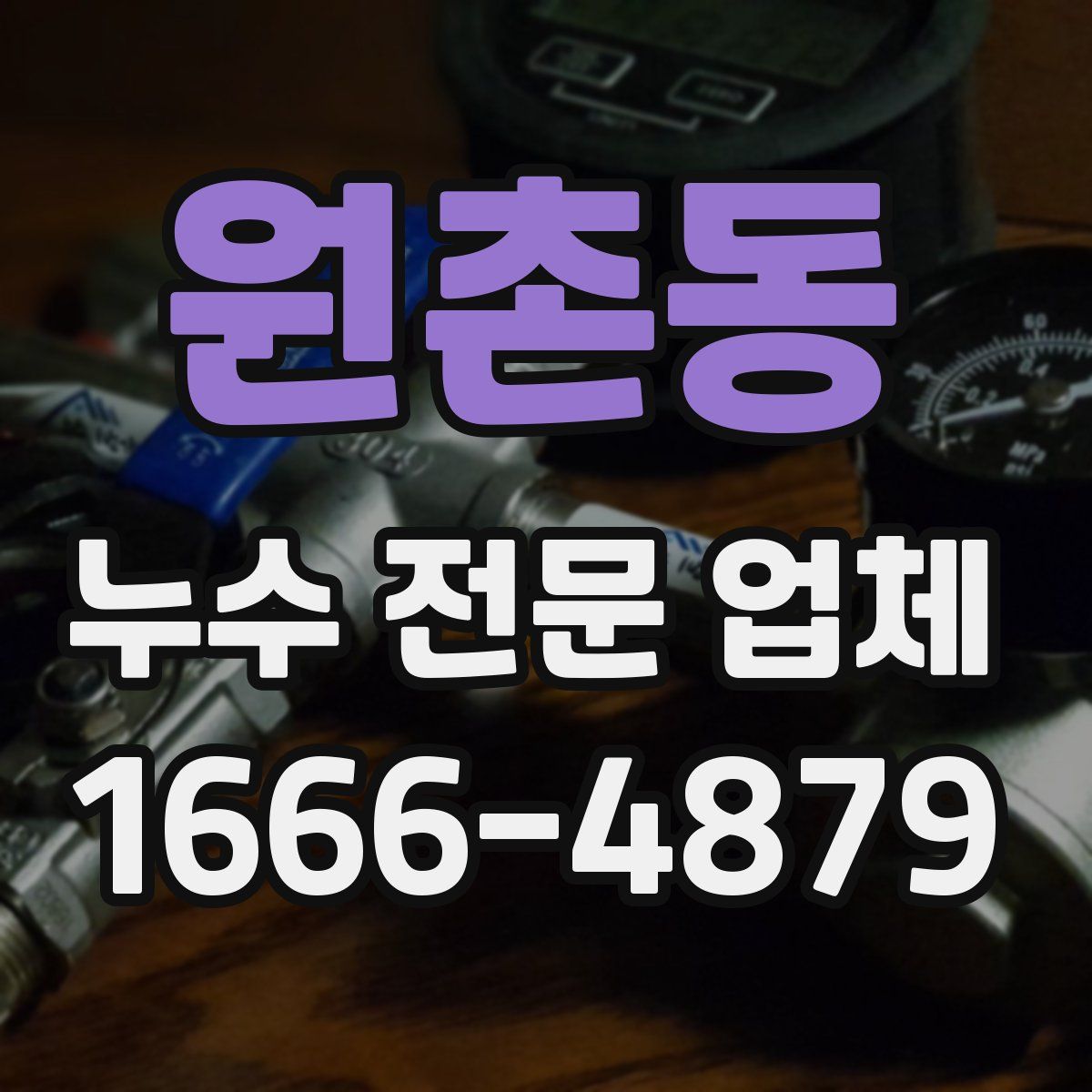 원촌동 누수 전문 업체