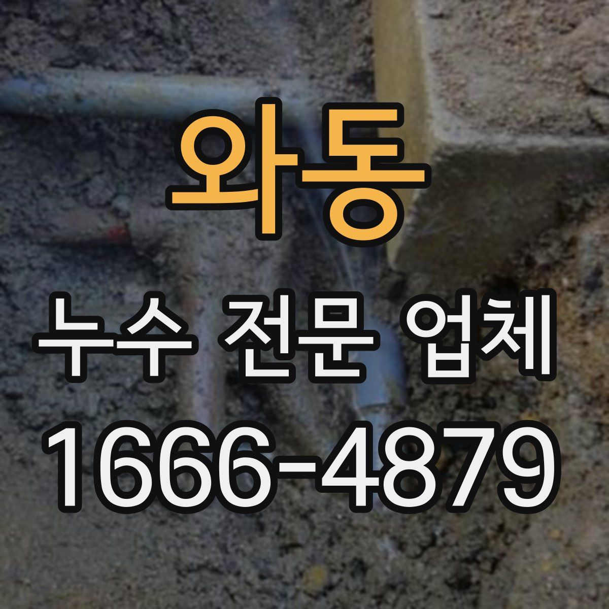 와동 누수 전문 업체