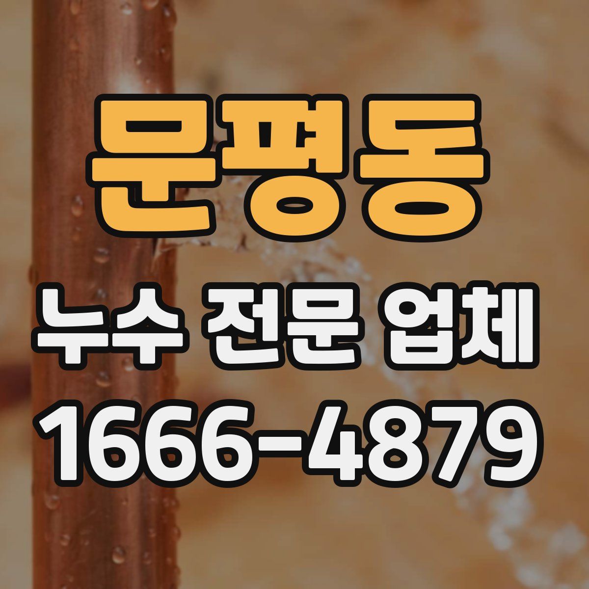 문평동 누수 전문 업체