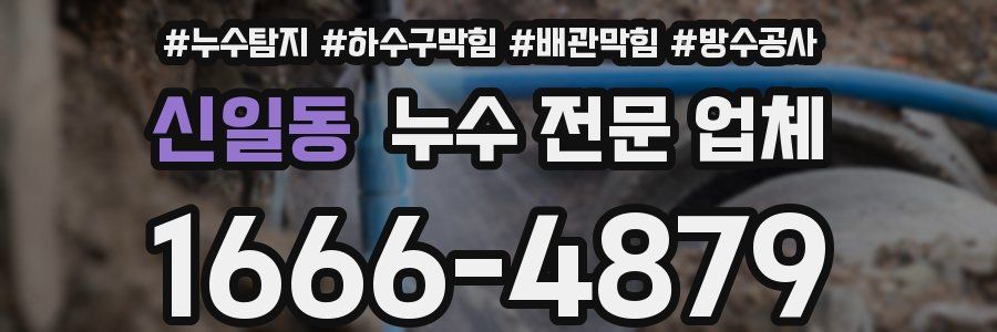 신일동 누수 전문 업체