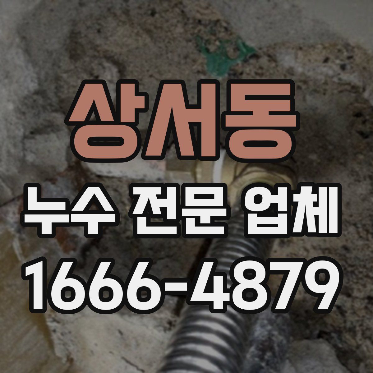 상서동 누수 전문 업체