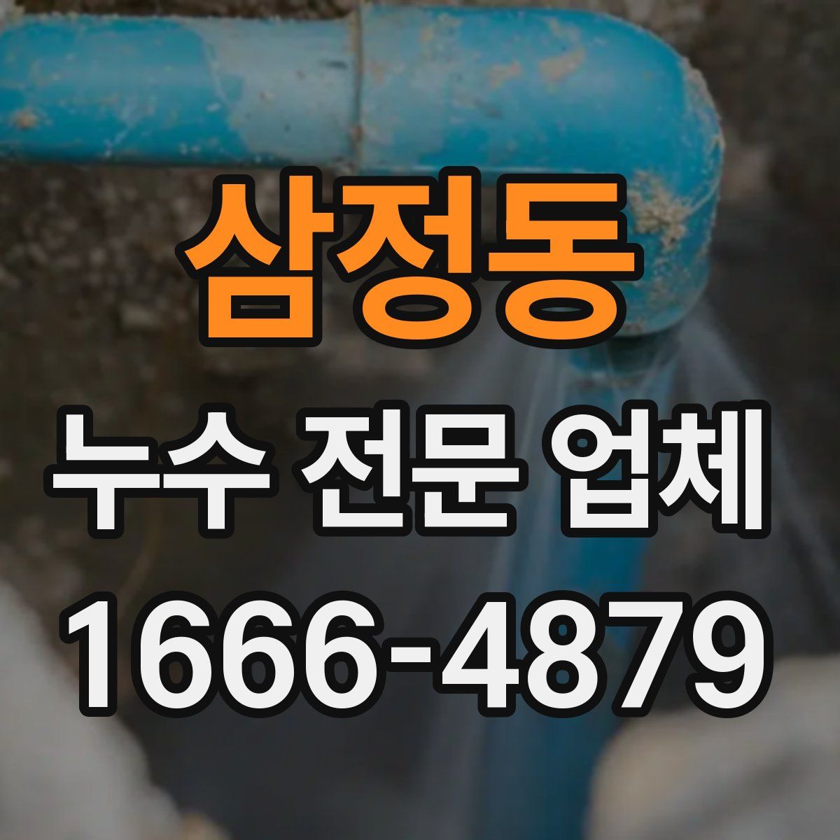 삼정동 누수 전문 업체