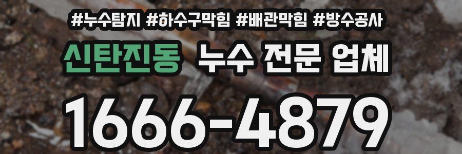 신탄진동 누수 전문 업체