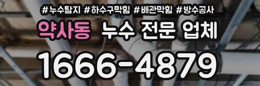 약사동 누수 전문 업체